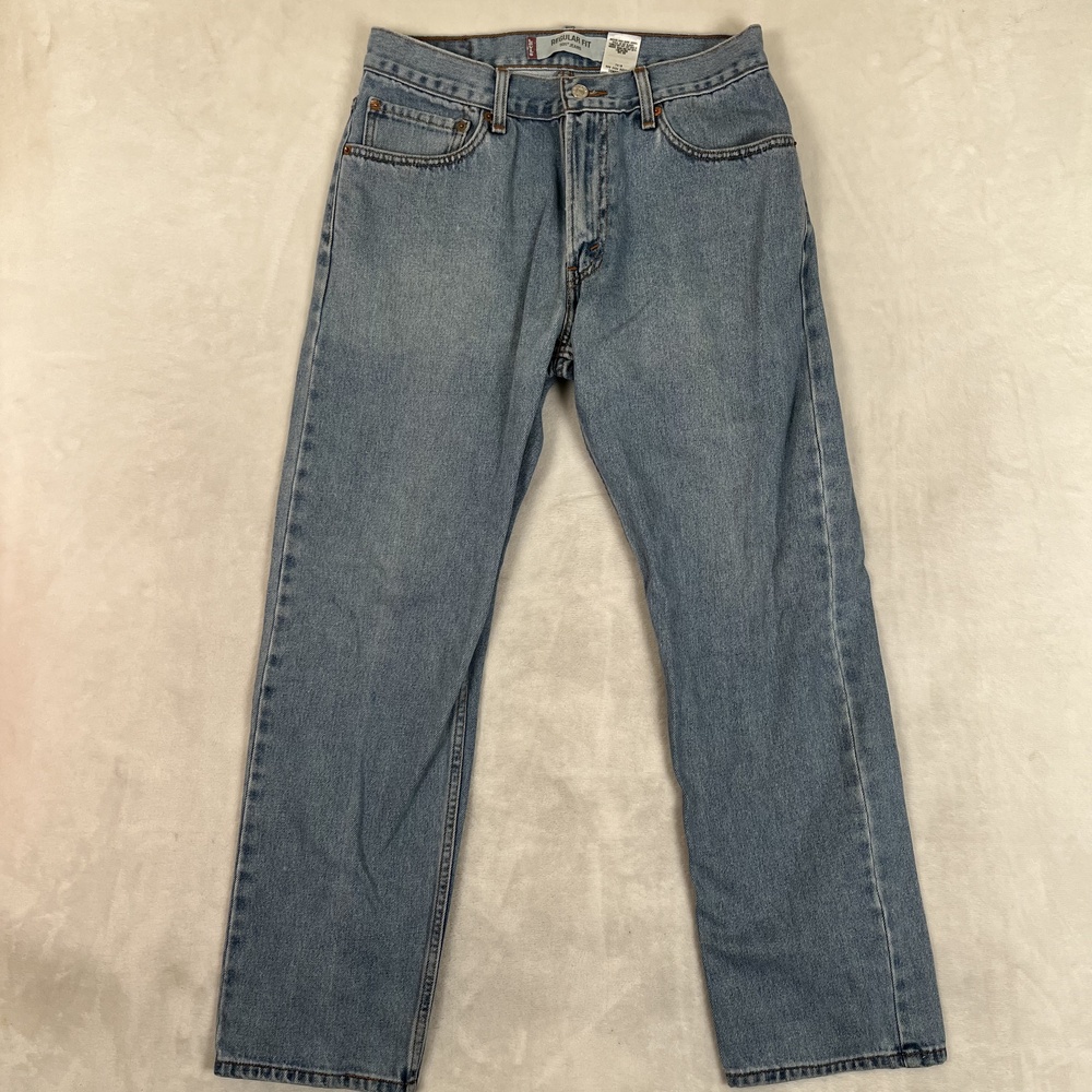 Levi's 505 Jeans Mens 33x30 Blue Regular Straight Denim Medium Wash Pants